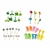 Kit 34 Pcs Garfinhos Olhinhos Dinossauro Divertidos Escolar