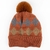 Gorro de Invierno Con Diseño de Rombo y Pompón 90340