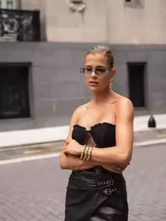 Óculos de Sol Quadrado Ella - Acetato - comprar online