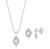 Conjunto naveta cravejado