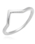 Anel V liso - comprar online