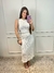 Imagem do Conjunto Cropped Regata com Saia Midi Crochê