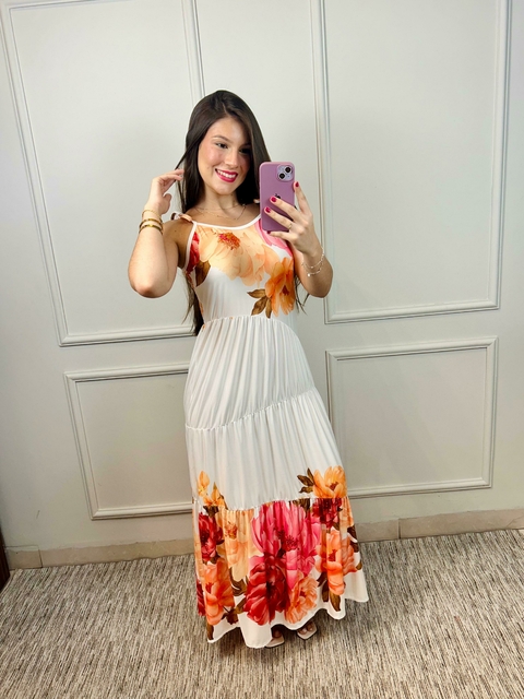 Vestido Longo Estampado