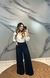 Calça Pantalona Linho com Elástico nas Costas - comprar online