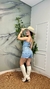Conjunto Jeans Corset + Short com Strass na internet