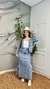 Saia Jeans Com Aplicação em Strass