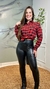 Calça Cirre Flanelada Cintura Alta - comprar online