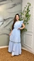 Vestido Longo Babado na internet