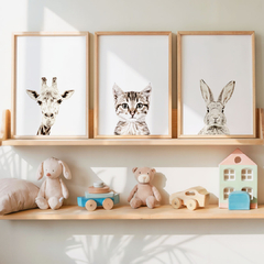 set de 3 cuadros mini pets - comprar online