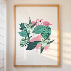 Palmas y flamencos - comprar online