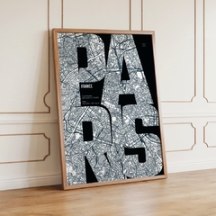 PARIS MAP WORD - comprar online