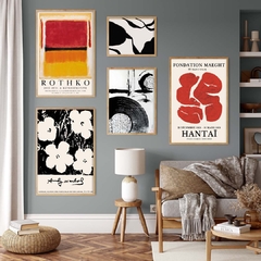 Set de 5 cuadros Rothko Mix - comprar online