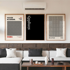 set de 3 cuadros simply - comprar online
