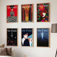 set de 6 cuadros the new yorker - comprar online