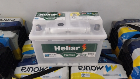 BATERIA HELIAR HE75PD VW FIAT CHEVROLET PEUGEOT CITROEN