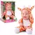 Boneca Baby Menina Bebe Infantil Zebra Girafa Leão Babilina - Prado Costa Brinquedos