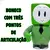 MINI BONECO VINIL ARTICULADO - STICK - TURMA DO PROBLEMS