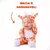 Boneca Baby Menina Bebe Infantil Zebra Girafa Leão Babilina - comprar online