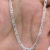 Corrente de prata masculina elo 3x1 3 mm - comprar online