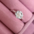 Anel de prata flor com pérola na internet