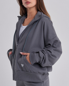 Campera frizada amplia - Boxy - Taiyo - tienda online
