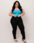 Calça Jeans Plus Size Com Faixa - Cbella Jeans