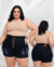 Imagem do Shorts Jeans Plus Size Com Babado Cintura Alta