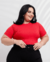 Blusa Plus Size Feminina Tradicional Suede Canelado - comprar online