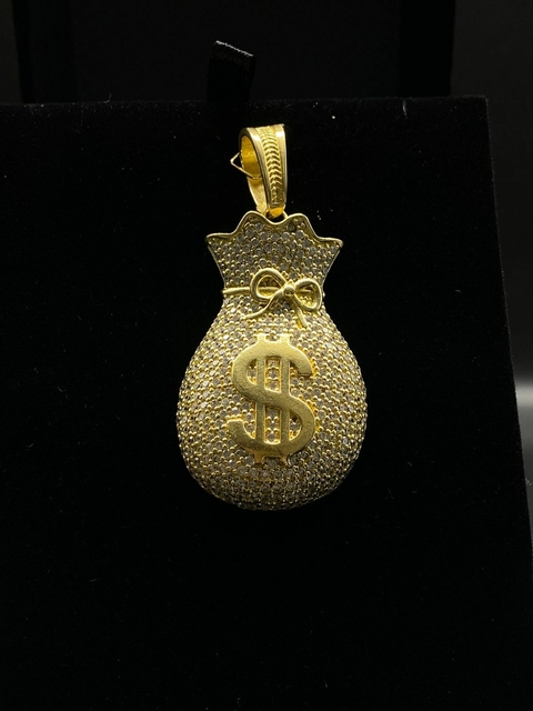 Saco Com Dolar Cravejado - 6cm