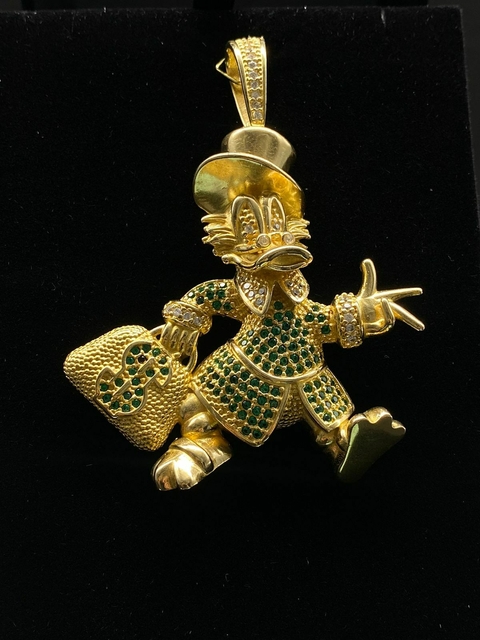 AVÔ DO TIO PATINHAS COM MALOTE CRAVEJADO - 7,5CM