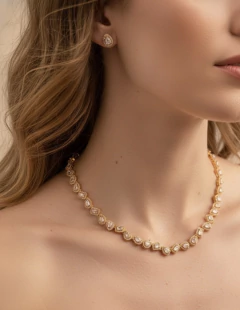 Conjunto Elegância Ouro