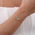 Pulseira Triângulo Azul Claro