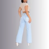 Calça Jeans Wide Leg Destroyed