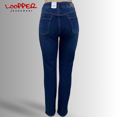 CALCA JEANS RETA LOOPPER BORDADO BOLÇO - comprar online