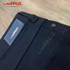 CALCA BLACK JEANS FLARE LOOPPER na internet