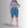 BERMUDA JEANS CLARO PLUS SIZE