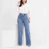 CALÇA WIDE LEG JEANS CLARO
