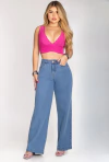 CALCA JEANS WIDE LEG PETIT. BIOTIPO