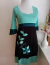 Vestido media estacion en modal, para lactancia , bordado. - tienda online