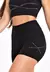 Short Fitness Cintura Alta Preto com Elástico Racy REF: CLGA4 - loja online