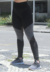 Calça Legging Cintura Alta Assimétrica com Detalhe em Cinza Mescla e Tela Preto | REF: LX122 - Endorfit - Lifstyle