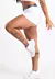 Short Fitness Com Elástico Racy Branco REF: FDR13 - loja online