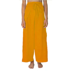 PANTALÓN PAREO MOSTAZA