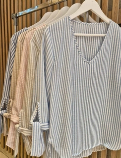 BLUSAS RAYADAS LINO
