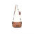 BANDOLERA ROMA DOBLE NYLON CAMEL