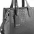 CARTERA ESTOCOLMO PETIT TRENZADO GRIS en internet