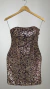 Vestido Paete Rosé