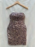 Vestido Paete Rosé - comprar online