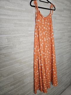 Vestido longo de alcinha // P na internet