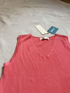 Blusa regata de fio - Camaleão Moda Sustentável